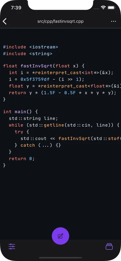 phone displaying the language