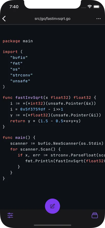 phone displaying the language