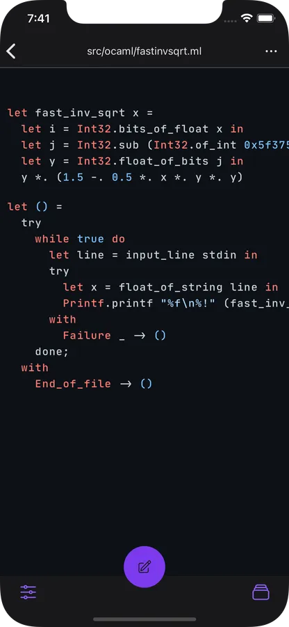 phone displaying the language