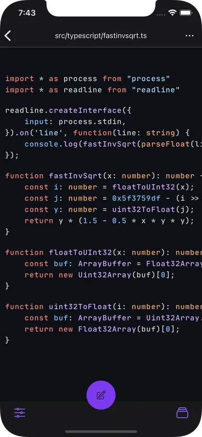 phone displaying the language